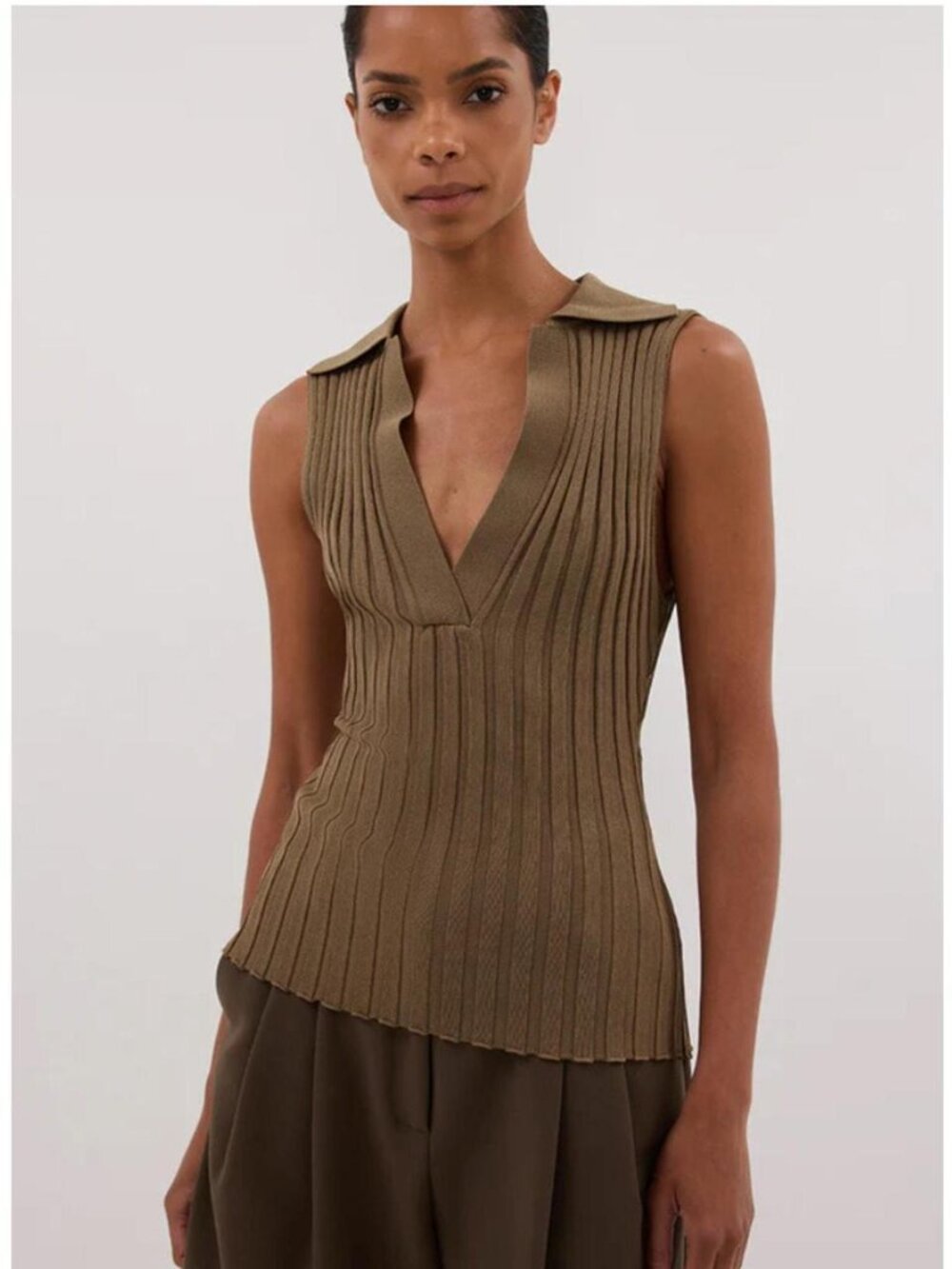 DISSH Olive Sleeveless Top